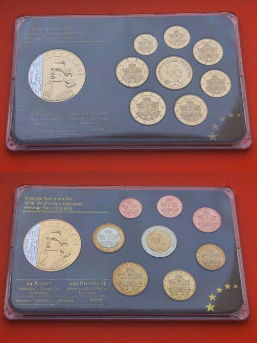 Monaco. Probe Set 2012 Grace Kelly (2 sets) (Zonder, Postzegels en Munten, Munten | Europa | Euromunten
