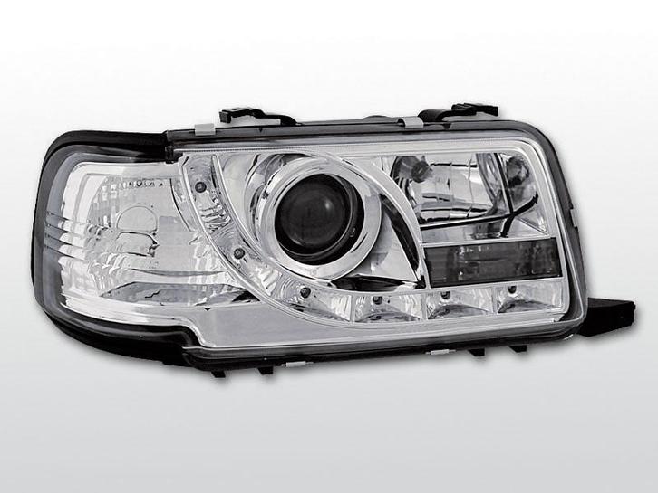 koplampen Devil Eyes | Audi 80 B4 1991-1995 4-deurs | chrome, Auto-onderdelen, Verlichting, Nieuw, Audi, Verzenden
