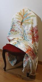 Mediterraan textiel met koraal en schildpadden - zeedesign -, Antiek en Kunst