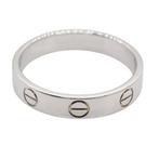Cartier - Ring - LOVE small model - 18 karaat Witgoud, Handtassen en Accessoires, Ringen, Nieuw