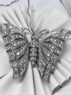 Pala Diamond - Statement ketting - 18 karaat Witgoud -, Handtassen en Accessoires, Antieke sieraden