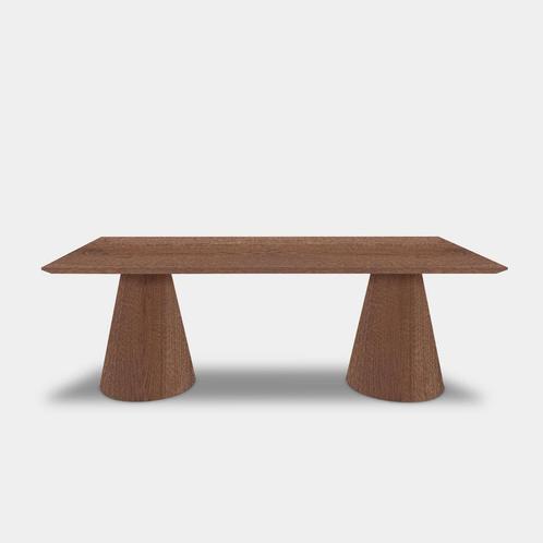 Tafel Rechthoekig Eikenhout  Kegelpoot  200x100, Huis en Inrichting, Tafels | Eettafels