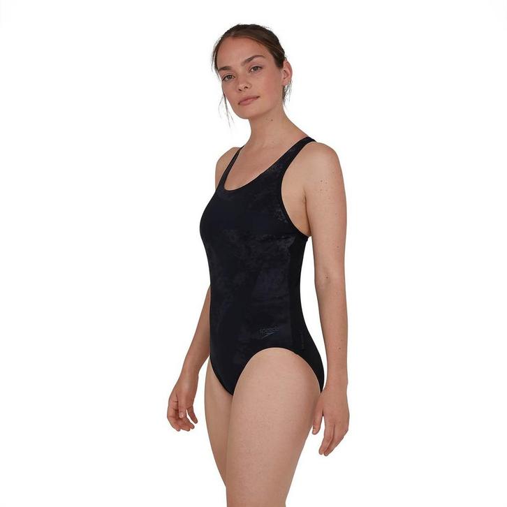 Speedo W POOL END BOOMSTAR PL FLYBACK Black/Grey - Maat 40, Kleding | Dames, Badmode en Zwemkleding, Grijs, Nieuw, Badpak, Ophalen of Verzenden