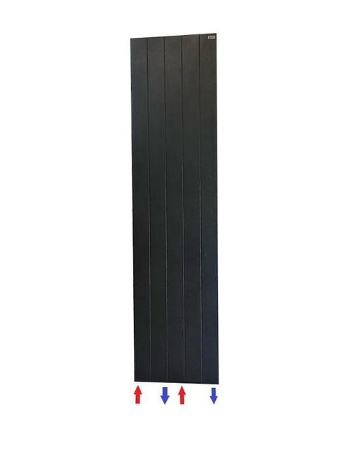 Zwarte verticale radiatoren line type 21 van het merk mastas, Doe-het-zelf en Bouw, Verwarming en Radiatoren, 800 watt of meer