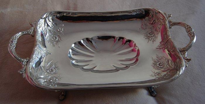 Tafelmiddenstuk - .925 zilver - Zilveren dienblad van 3,5 kg, Antiek en Kunst, Antiek | Zilver en Goud