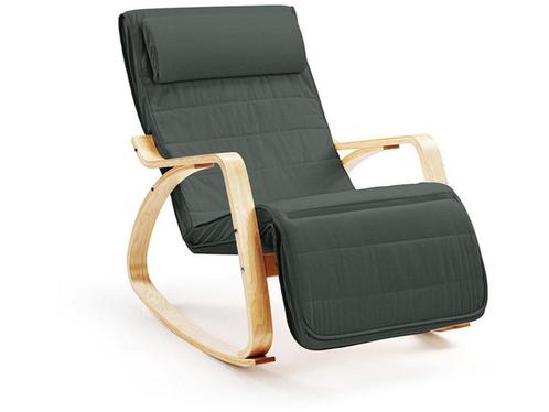 Hom&Com– Schommelstoel – Draagkracht 160 kg – Met, Huis en Inrichting, Woonaccessoires | Overige, Nieuw, Verzenden