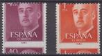 Spanje 1955/1956 - Algemeen Franco. 40 centimos, donkerpaars, Postzegels en Munten, Postzegels | Europa | Spanje, Gestempeld
