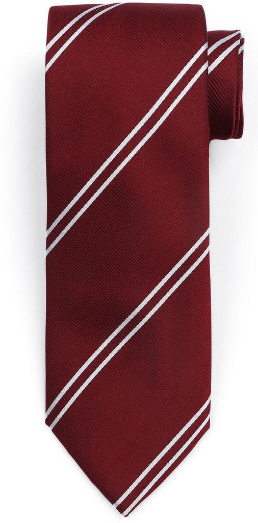 Suitable Stropdas Zijde Double Stripe Bordeaux maat  Heren, Kleding | Heren, Stropdassen, Rood, Nieuw, Verzenden
