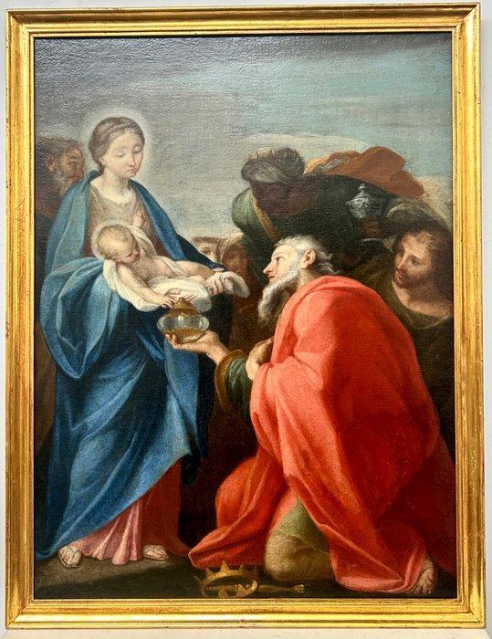Carlo Maratta (1625–1713), ambito di - Adorazione dei Magi, Antiek en Kunst, Kunst | Schilderijen | Klassiek