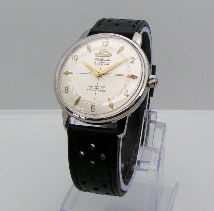 Atlantic Worldmaster - Super de Luxe - cal. AS 1188 - Zonder, Handtassen en Accessoires, Horloges | Heren