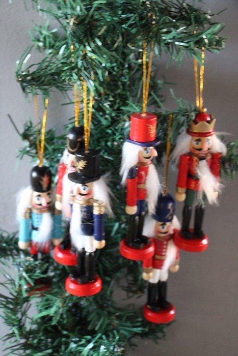 Tinnen soldaatjes van hout voor de kerstboom - Kerstballen, Diversen, Kerst