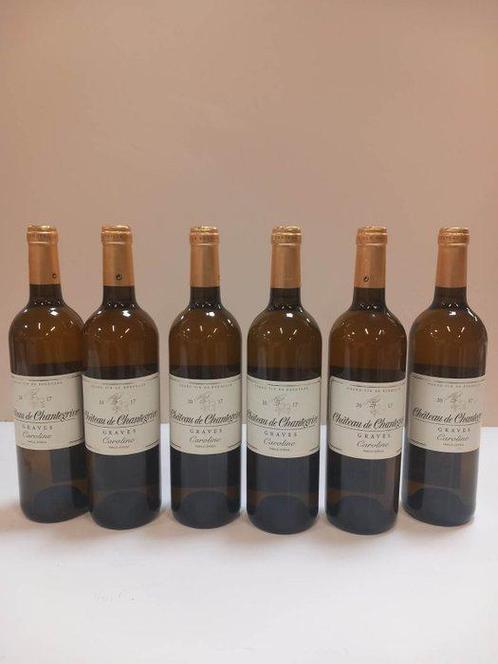 2017 Château Chantegrive la cuvée caroline caisse bois, Verzamelen, Wijnen