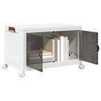 vidaXL Opbergbox stapelbaar met wielen 75 L 64x40x41 cm, Verzenden, Nieuw
