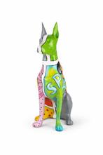 Sculpture, Exclusieve Pop Art Doberman – Nieuw – Statement