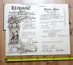Document - Karl Hacker - Lehrbrief - Karl Hacker - 1914