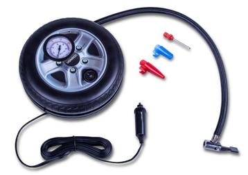 Mini compressor 12V | Met manometer - Incl. 3 adapters, Verzenden