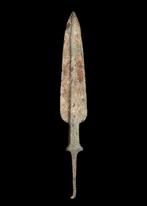 Bronstijd Brons Speerpunt met Rat-trail Tang (Zonder