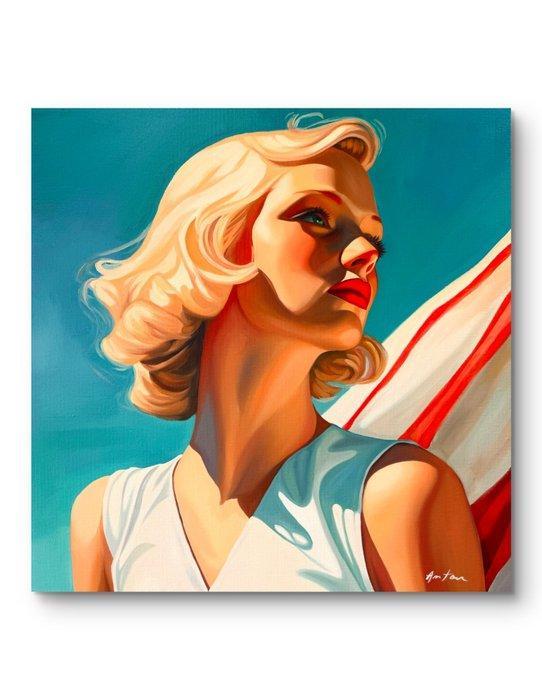 Laura Anton - Le Parasol, Antiek en Kunst, Kunst | Designobjecten