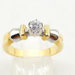 Ring - 18 karaat Geel goud, Witgoud Diamant