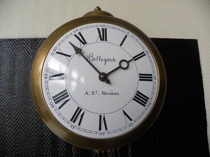 Horloge comtoise - Métal, Cuivre, Émail - 1970-1980, Antiek en Kunst, Antiek | Klokken