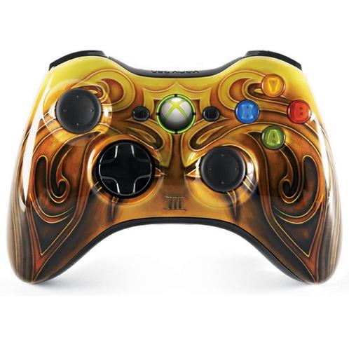 Microsoft Xbox 360 Controller Wireless Fable III Edition, Games en Spelcomputers, Spelcomputers | Xbox 360, Zo goed als nieuw