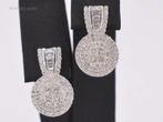 Witgouden oorbellen met briljant geslepen..., Handtassen en Accessoires, Overige Accessoires, Ophalen, Nieuw