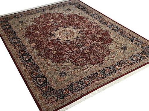 Kashan met zijde - Tapijt - 366 cm - 275 cm, Huis en Inrichting, Stoffering | Tapijten en Vloerkleden