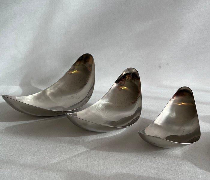 Georg Jensen - Helle Damkjær - Kom (3) - Leaf - Staal -, Antiquités & Art, Art | Objets design