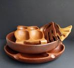 Fijnhout Amsterdam - Plateau - Bois - Ensemble vintage pour, Antiek en Kunst