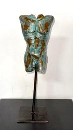 Abdoulaye Derme - Sculpture, Buste - 37 cm - Bronze, Antiek en Kunst
