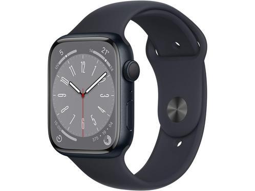 Apple Watch Series 8, 41mm, GPS, aluminium, Sportbandje, Huis en Inrichting, Woonaccessoires | Overige, Zo goed als nieuw, Verzenden