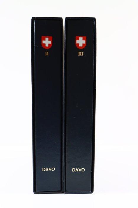 Zwitserland 1945/2000 - 2x DAVO LX Postzegelalbums Deel 2 &, Postzegels en Munten, Postzegels | Europa | België
