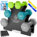 Dumbells Set - Halterset - 3 Paren  - 2x 1, 2 & 5kg - KESSER, Sport en Fitness, Verzenden, Nieuw