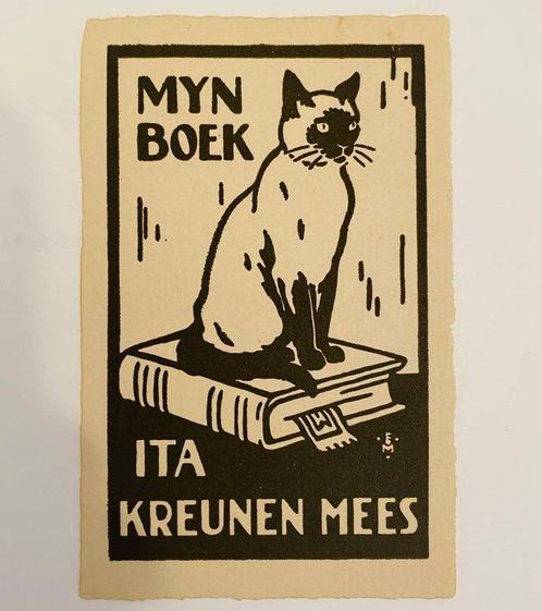 Internationale Ex Libris `bout books and libraries - 1920, Antiek en Kunst, Antiek | Boeken en Manuscripten