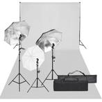 vidaXL Fotostudioset met verlichtingsset en achtergrond, Audio, Tv en Foto, Fotografie | Fotostudio en Toebehoren, Verzenden, Nieuw