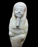 Oud-Egyptisch Faience ushabti - 11.6 cm (Zonder, Antiek en Kunst