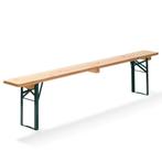 Bierbank groen hout | 2200x250x480(h)mm VEBA, Verzenden, Nieuw in verpakking