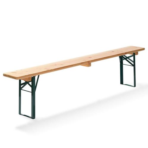 Bierbank groen hout | 2200x250x480(h)mm VEBA, Zakelijke goederen, Horeca | Keukenapparatuur, Nieuw in verpakking, Verzenden