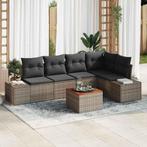 vidaXL Tuinbank Set 6 pcs Grijs, Verzenden, Nieuw