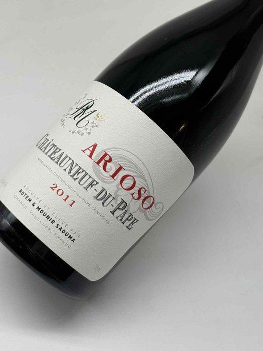 2011 Châteauneuf-du-Pape  Arioso - Rotem & Mounir Saouma -, Verzamelen, Wijnen