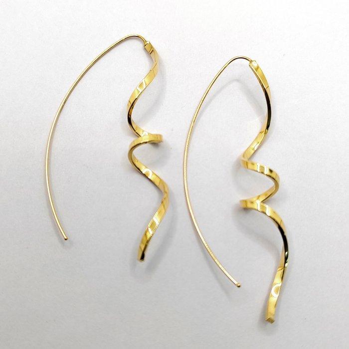 Oorbellen - 18 karaat Geel goud, Handtassen en Accessoires, Oorbellen