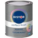 Histor Perfect Finish Muurverf Reinigbaar Matt Wit 1L, Verzenden, Nieuw, Wit