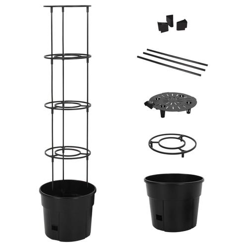 vidaXL Tomatenkweekpot ø29,5x115 cm polypropeen, Tuin en Terras, Bloempotten, Nieuw, Verzenden