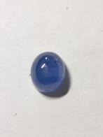 Blue Sapphire oval cabochon, 1.28 ct, seller certified, Handtassen en Accessoires, Edelstenen, Nieuw, Verzenden