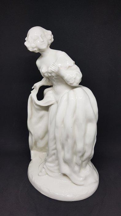 Royal Dux - Beeldje - Art Déco Lady - Porselein, Antiek en Kunst, Antiek | Glaswerk en Kristal