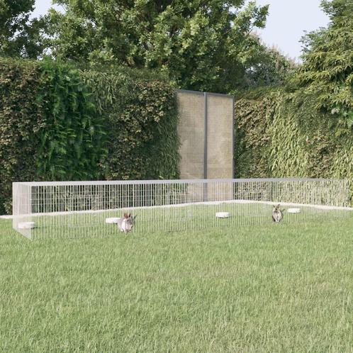 vidaXL Konijnenkooi met 4 panelen 433x109x54 cm, Dieren en Toebehoren, Knaagdieren en Konijnen | Hokken en Kooien, Nieuw, Verzenden