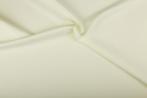 Texture gebroken wit - Polyester stof 10m op rol - ACTIE, Hobby en Vrije tijd, Stoffen en Lappen, Nieuw, Verzenden