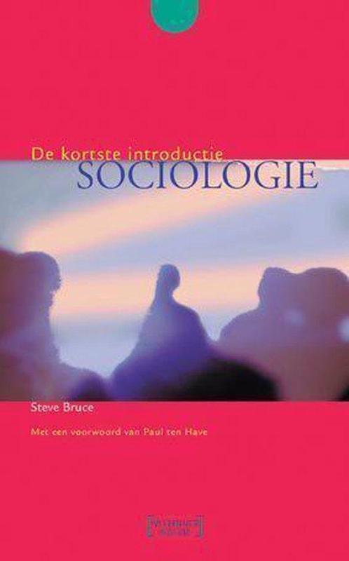 Sociologie 9789027479020, Livres, Science, Envoi