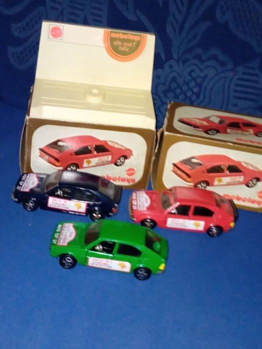 Mebetoys, Mattel 1:43 - Modelauto (3) - alfasud T rallye, Hobby en Vrije tijd, Modelauto's | 1:5 tot 1:12