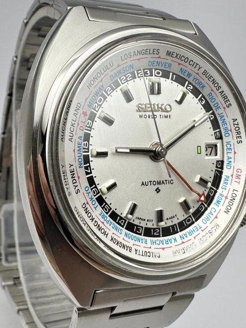 Seiko - Seiko World Time 6117-6400 – Automatic – 1970s –, Handtassen en Accessoires, Horloges | Antiek